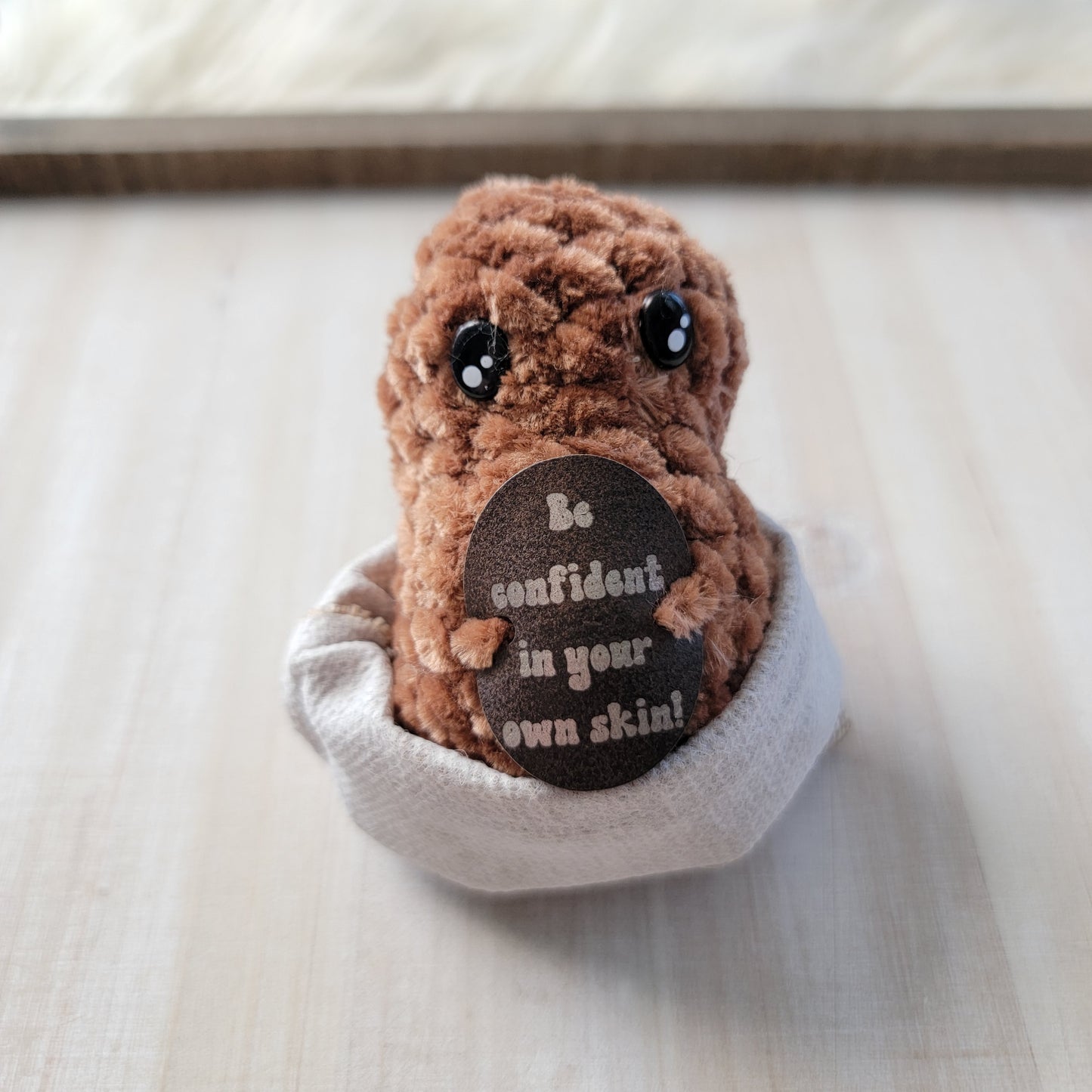 Homegrown Native Idaho Crochet Potatoes~Punny Emotional Support Potatoes~Stuffed Punny Potatoes