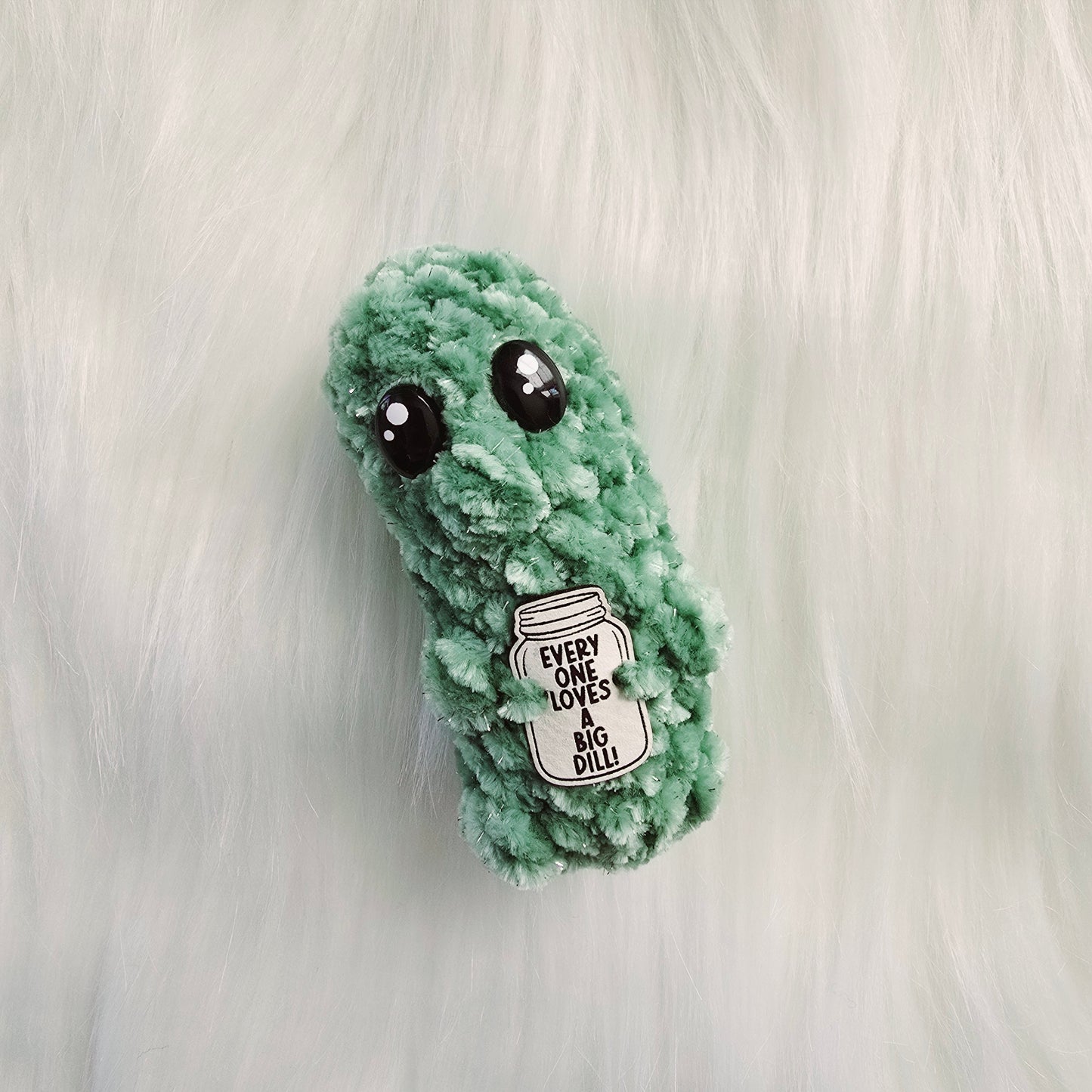 Petite Pickle Pals ~ Emotional Support Pickles ~ Punny Crochet Pickles