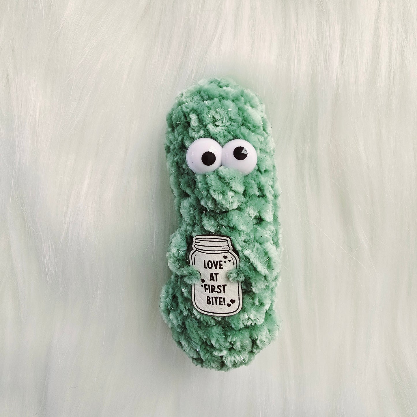 Petite Pickle Pals ~ Emotional Support Pickles ~ Punny Crochet Pickles