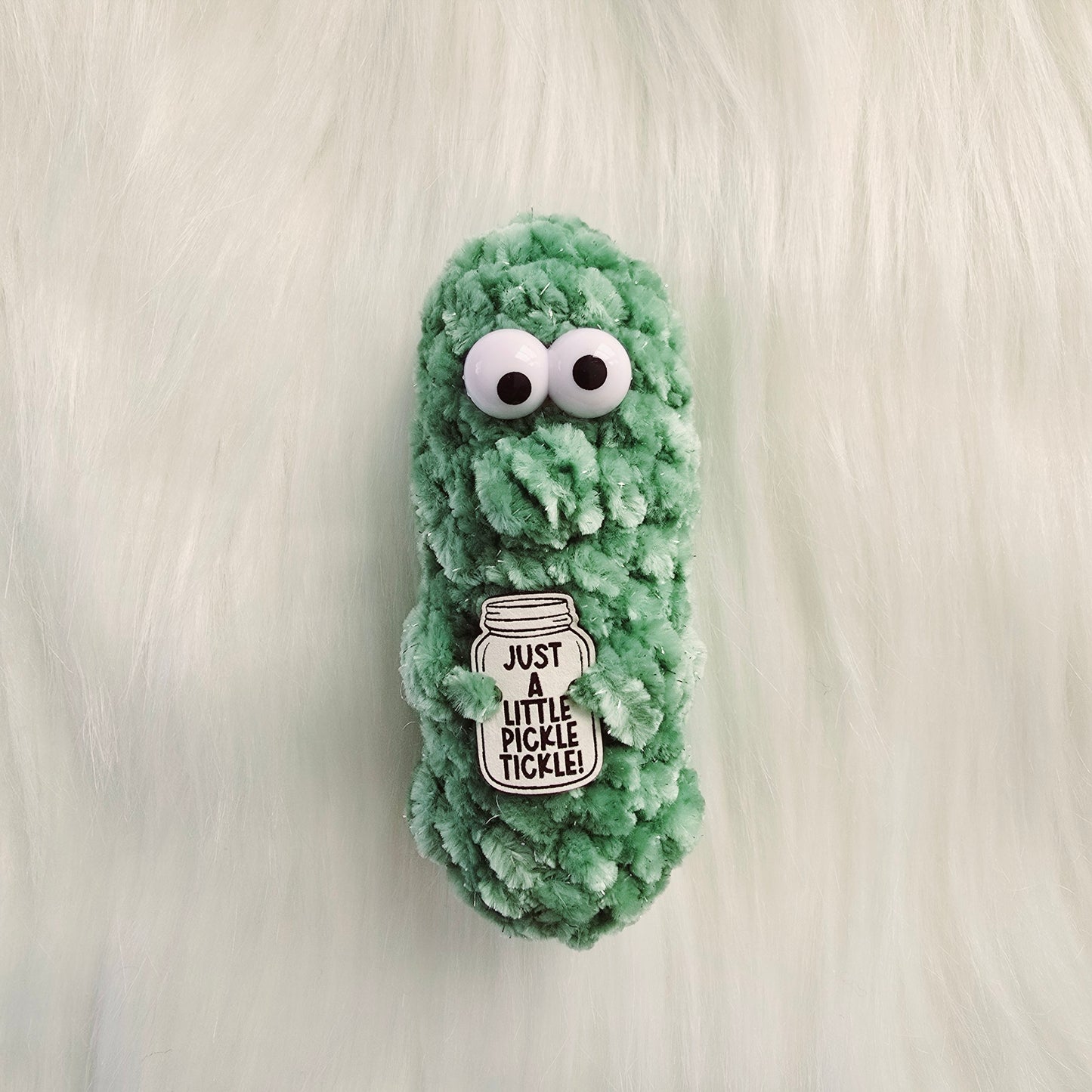 Petite Pickle Pals ~ Emotional Support Pickles ~ Punny Crochet Pickles